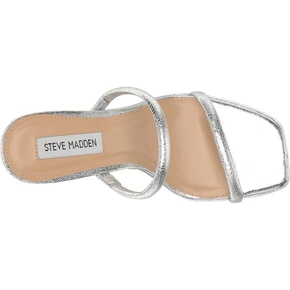 NEW Steve Madden Polly Platform Heels Silver Women’s Size 9.5 POLL02S1751095 - Picture 5 of 9